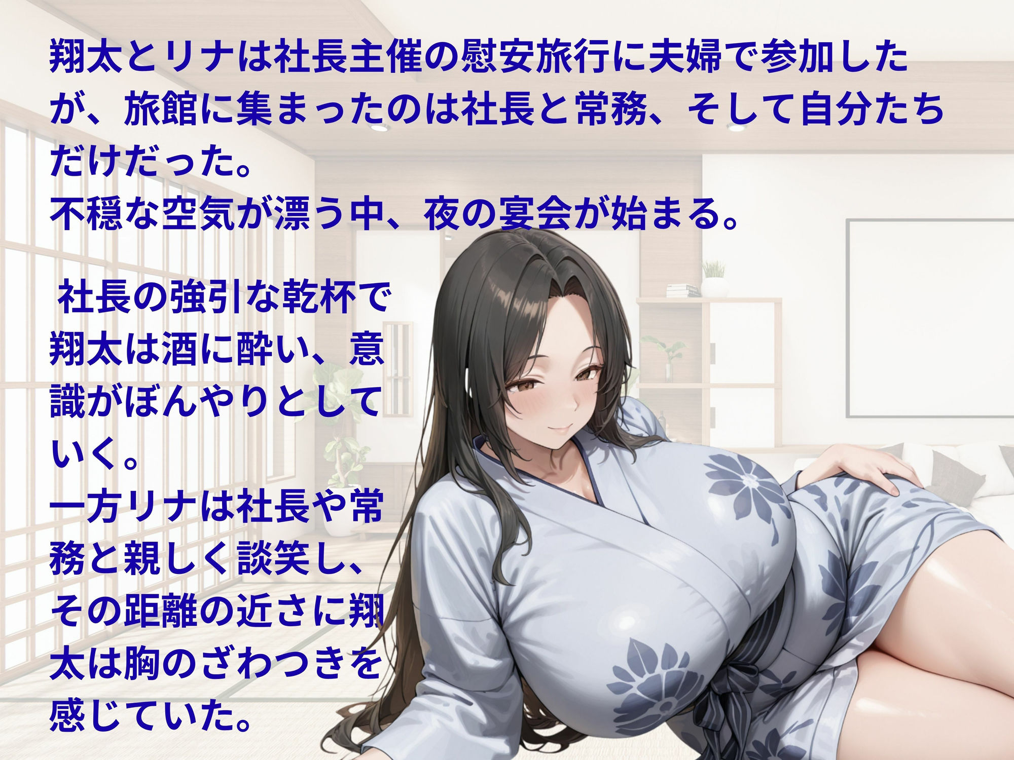 慰安旅行NTR  性欲を持て余した会社の上司に妻が… サンプル2ページ目