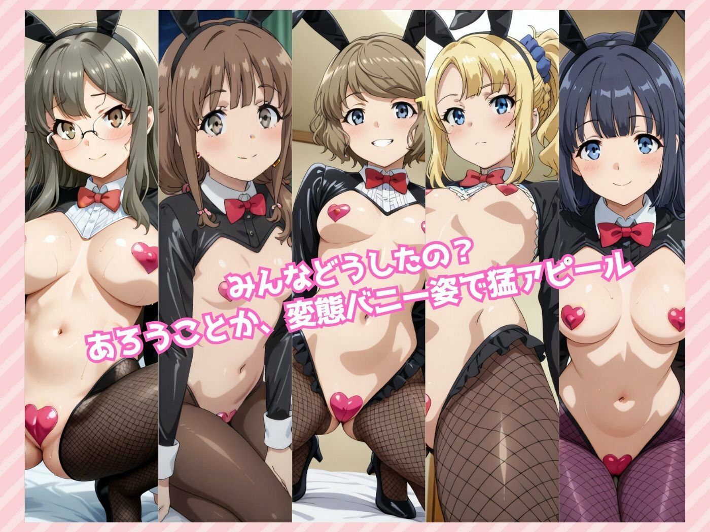 青〇タ巨乳バニー―欲望の夢・バストも理性も限界突破！ サンプル1ページ目