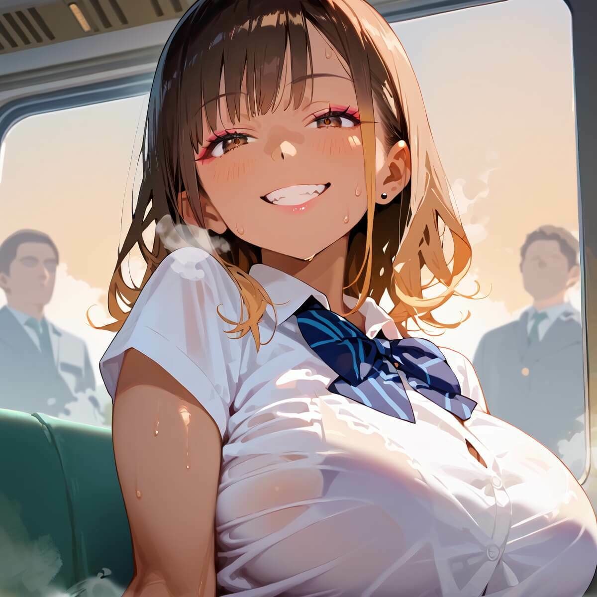 ギャルだらけの最強！満員電車！4・190枚 サンプル1ページ目