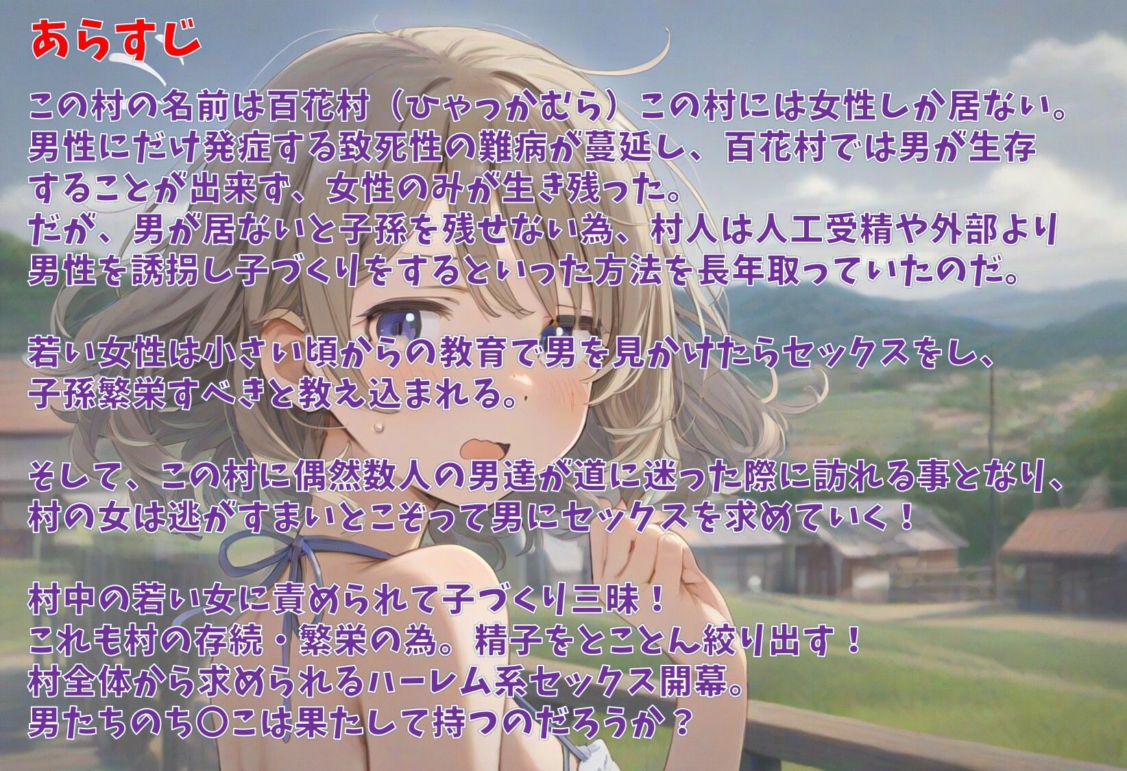百花村〜雌たちの贄〜 サンプル1ページ目