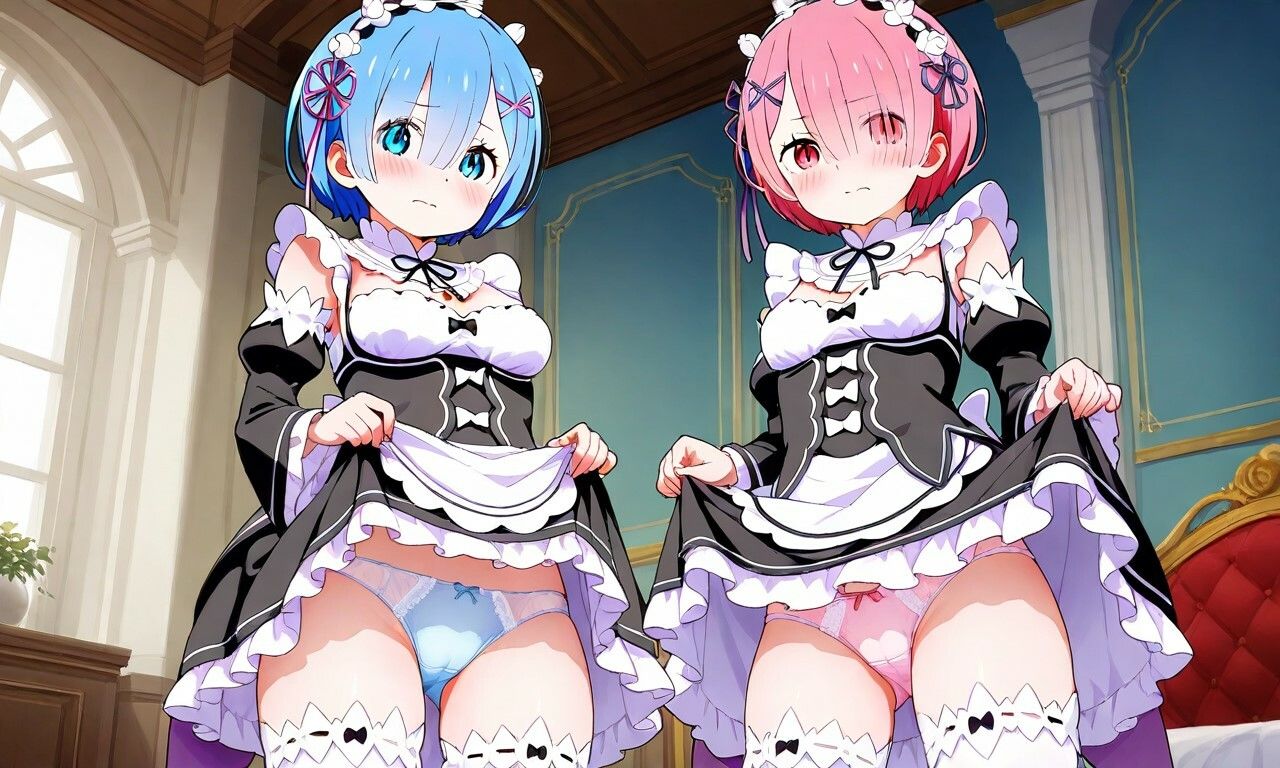 美少女メイド姉妹とのエチエチ生活 サンプル1ページ目