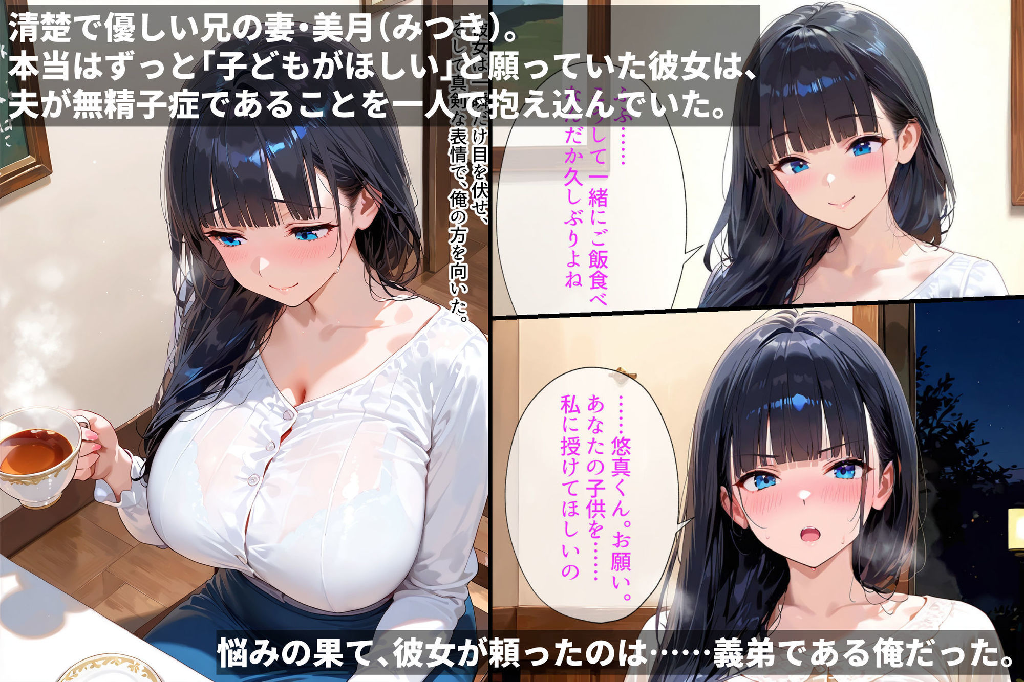 兄貴の妻、俺の子を孕みました。──バレてないし、幸せです。 サンプル2ページ目