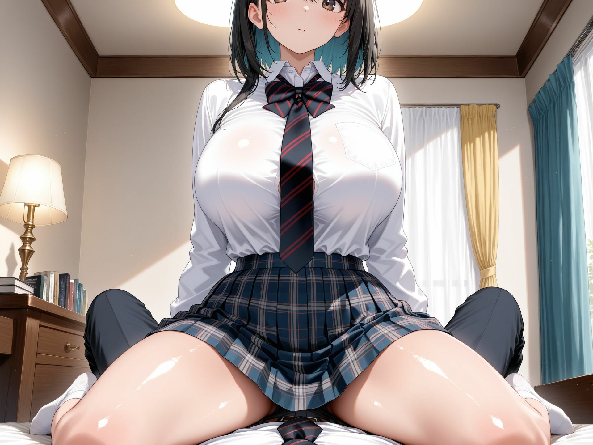【主観】【フルHD以上】偏差値35 性教育の復習をしない女子校生はゴム無しsexをして妊娠する話 サンプル3ページ目