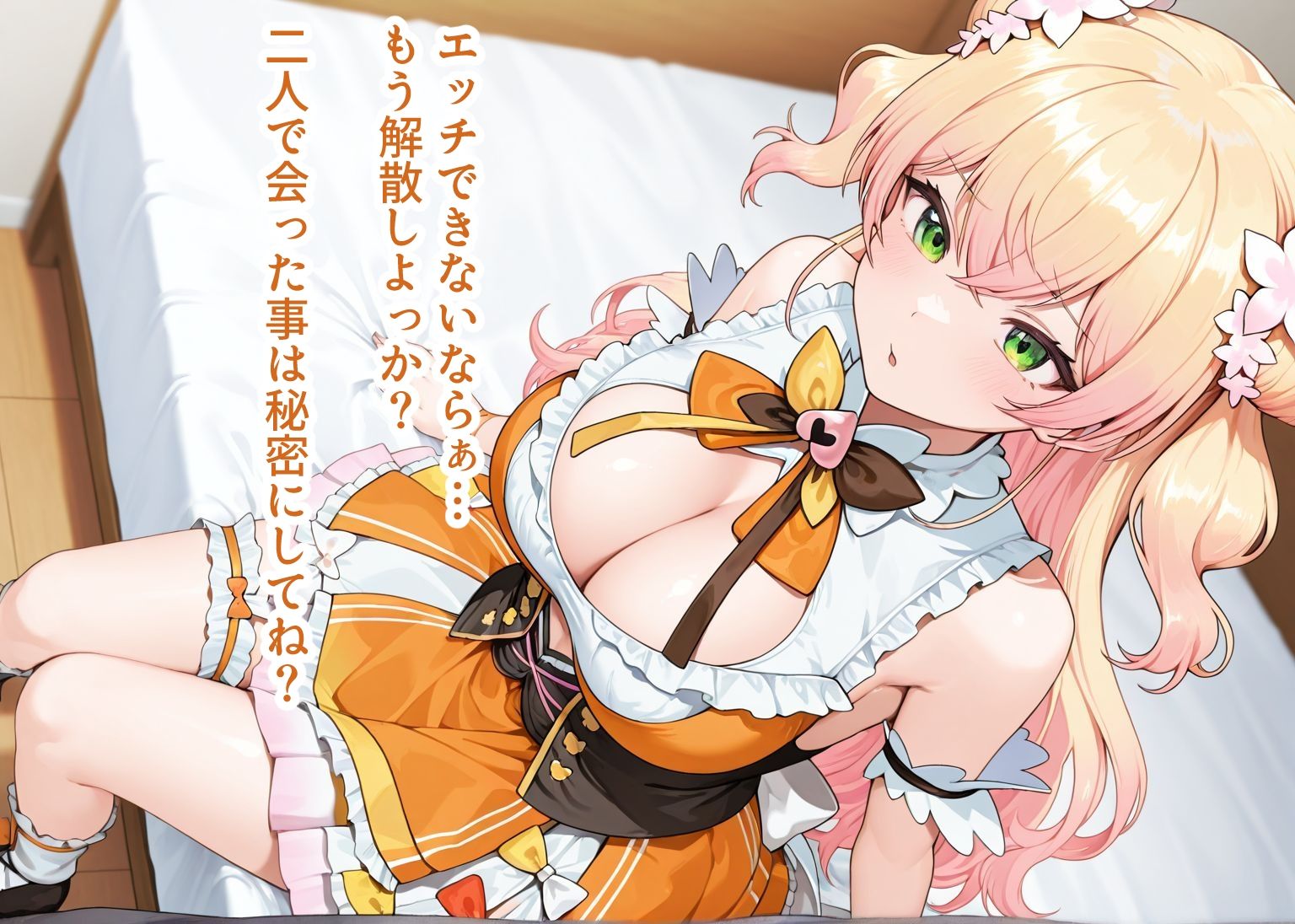 推しのVとセックスする話【桃〇ねね】 サンプル2ページ目