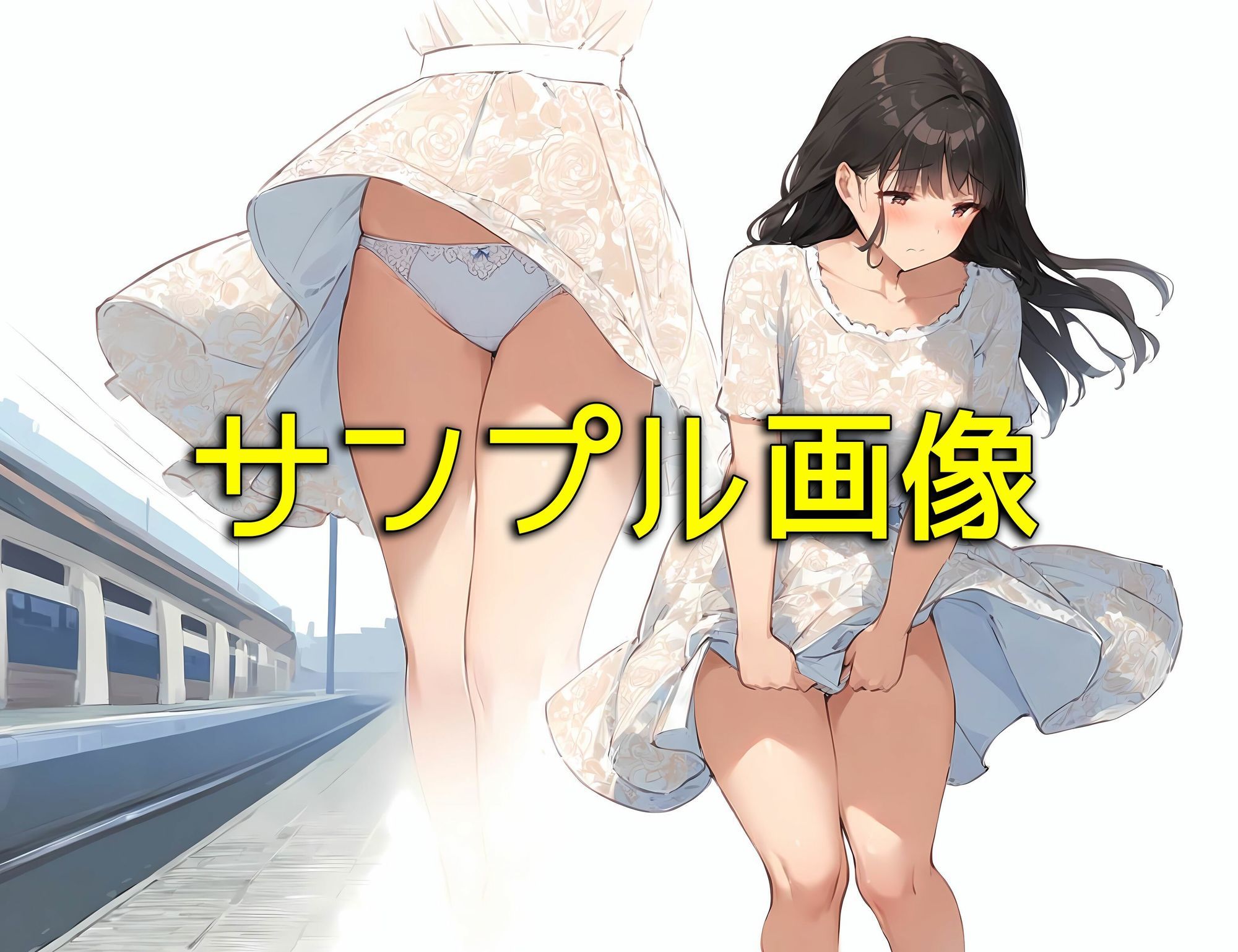 僕はいつも清楚系女子の下着でオナニーをしている4  ワンピのスカートがめくれるっていいね編 サンプル7ページ目