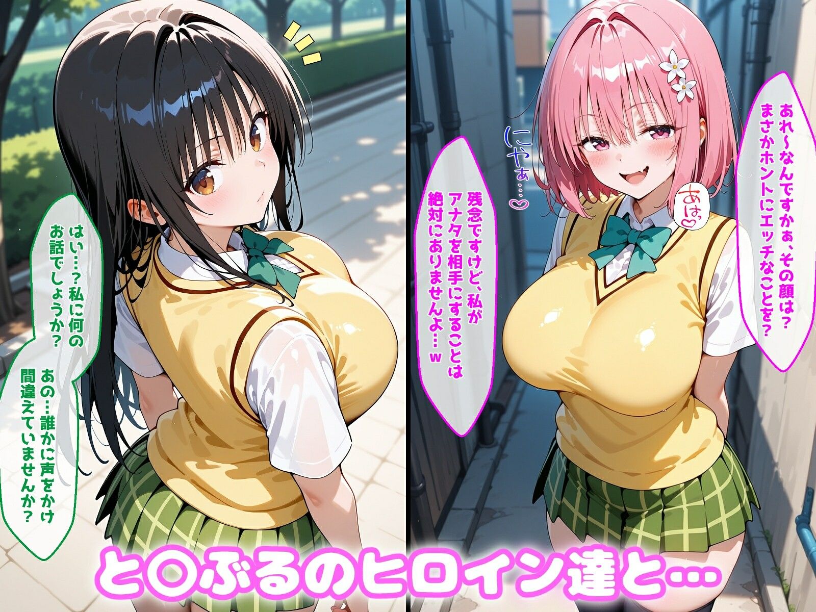 〇眠アプリで妊娠孕ませ  と〇ぶるのヒロインたちと膣内射精えっちする話 サンプル1ページ目