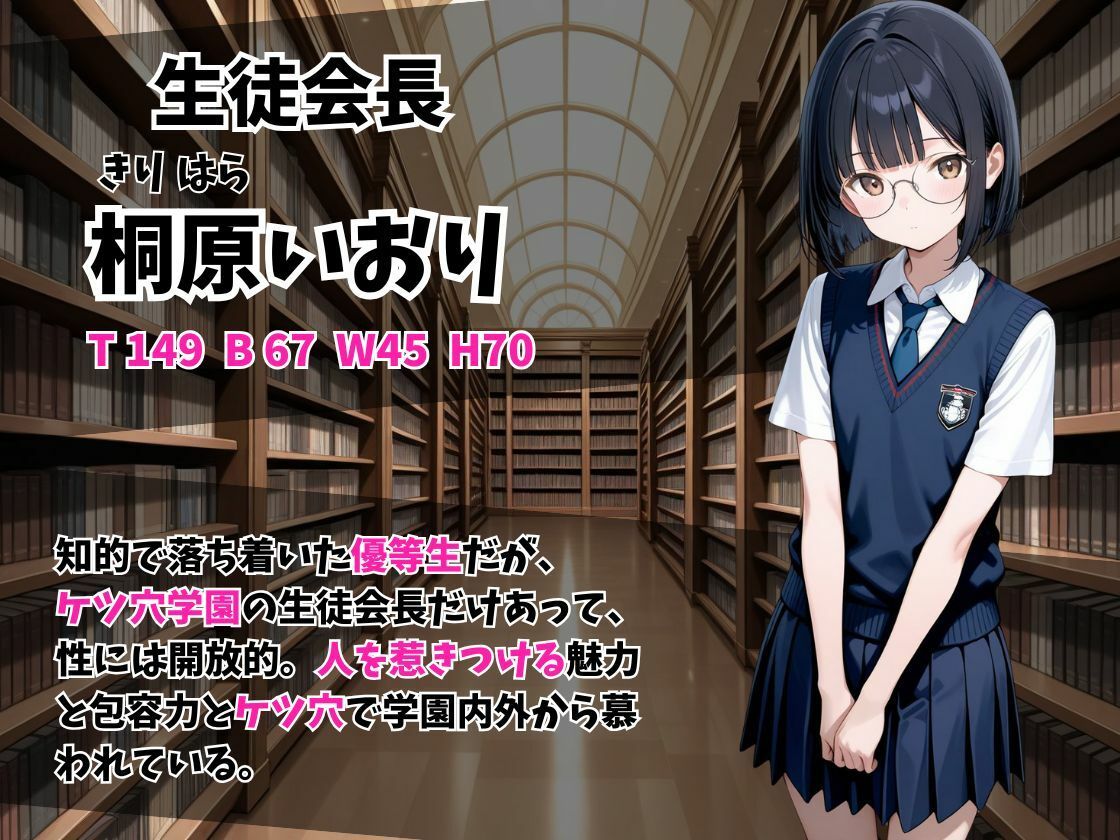 ケツ穴学園 生徒会編 サンプル2ページ目