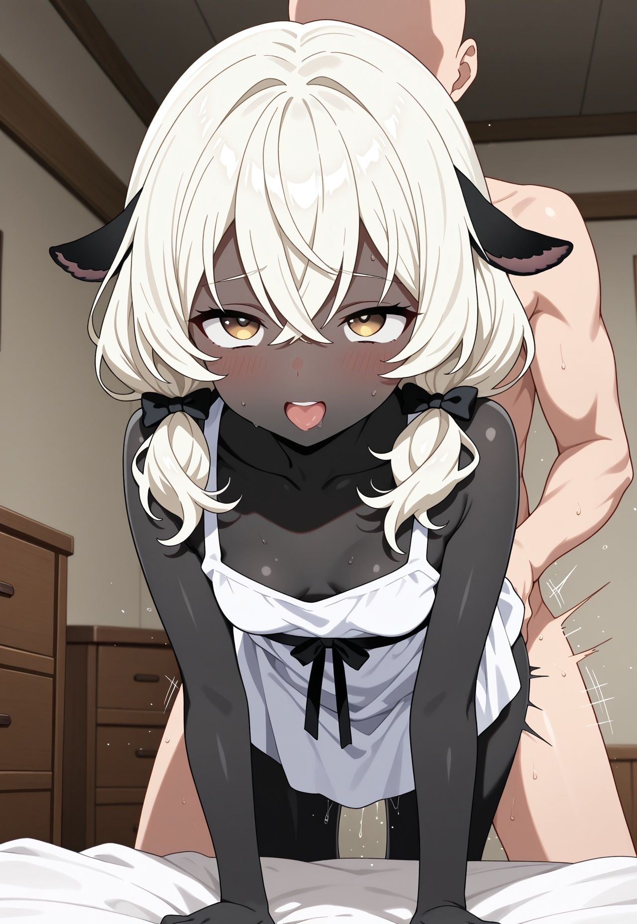 うちのヤギ娘が草食系じゃなかった件 サンプル9ページ目