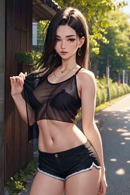 おっぱい丸見え！通りすぎる人の視線を感じながらノーブラ散歩 サンプル4ページ目