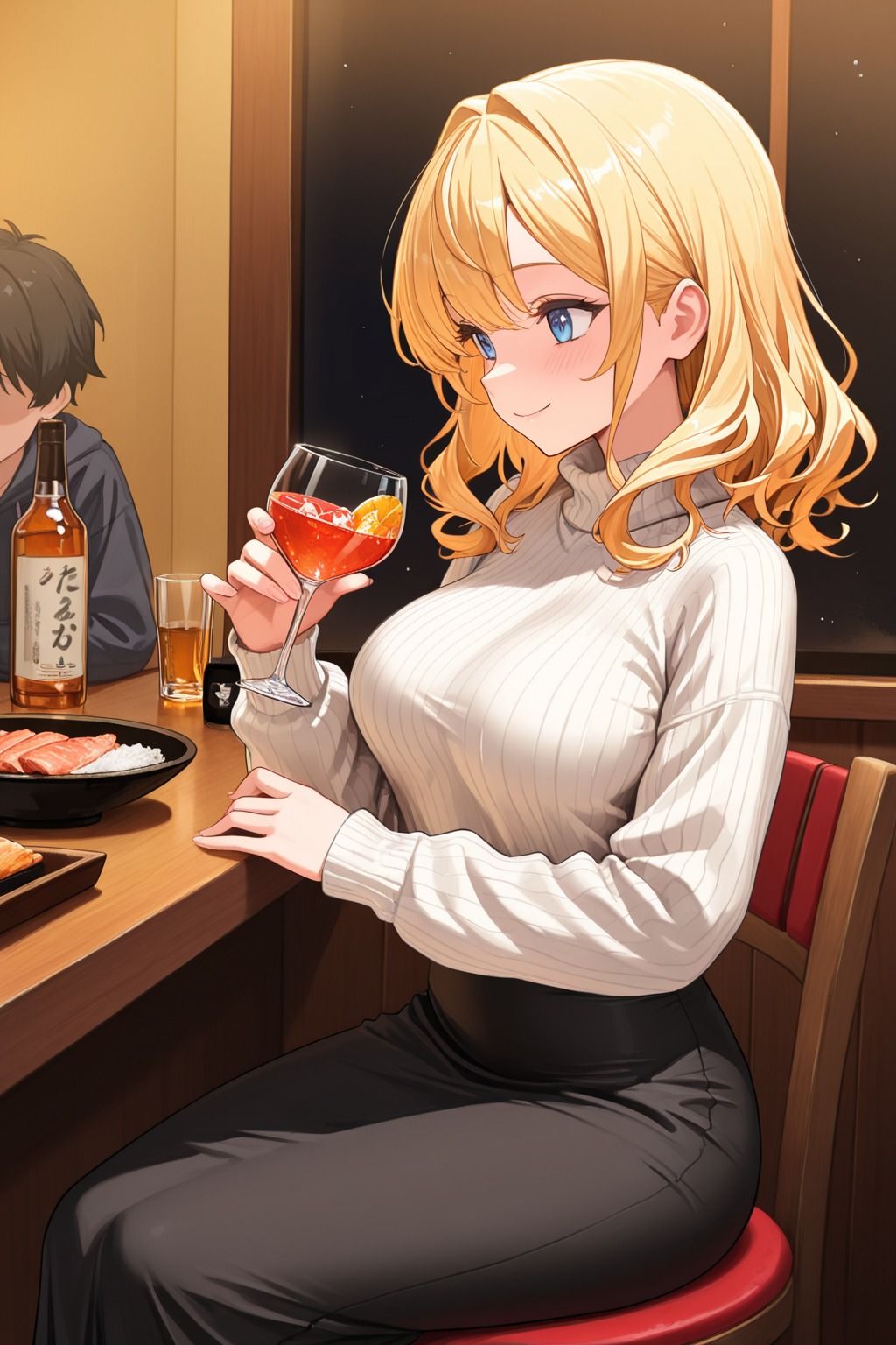 マチアプ女子と目隠しプレイ サンプル3ページ目