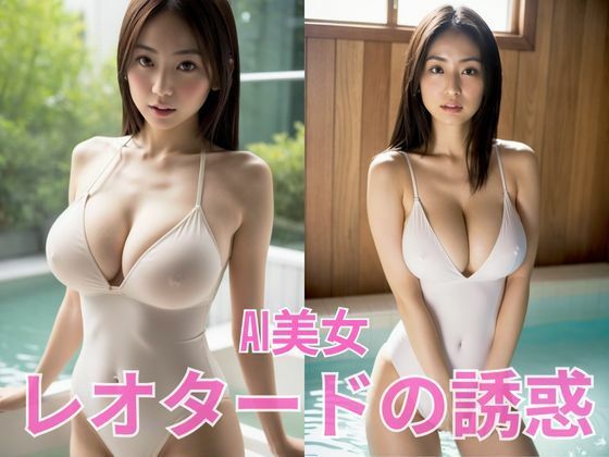 AI美女  白いレオタードの誘惑