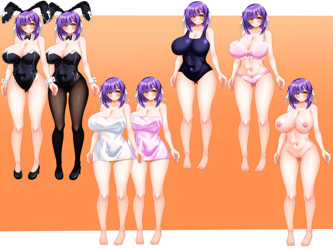 立ち絵素材 制服の女の子 HCGセット2 サンプル10ページ目