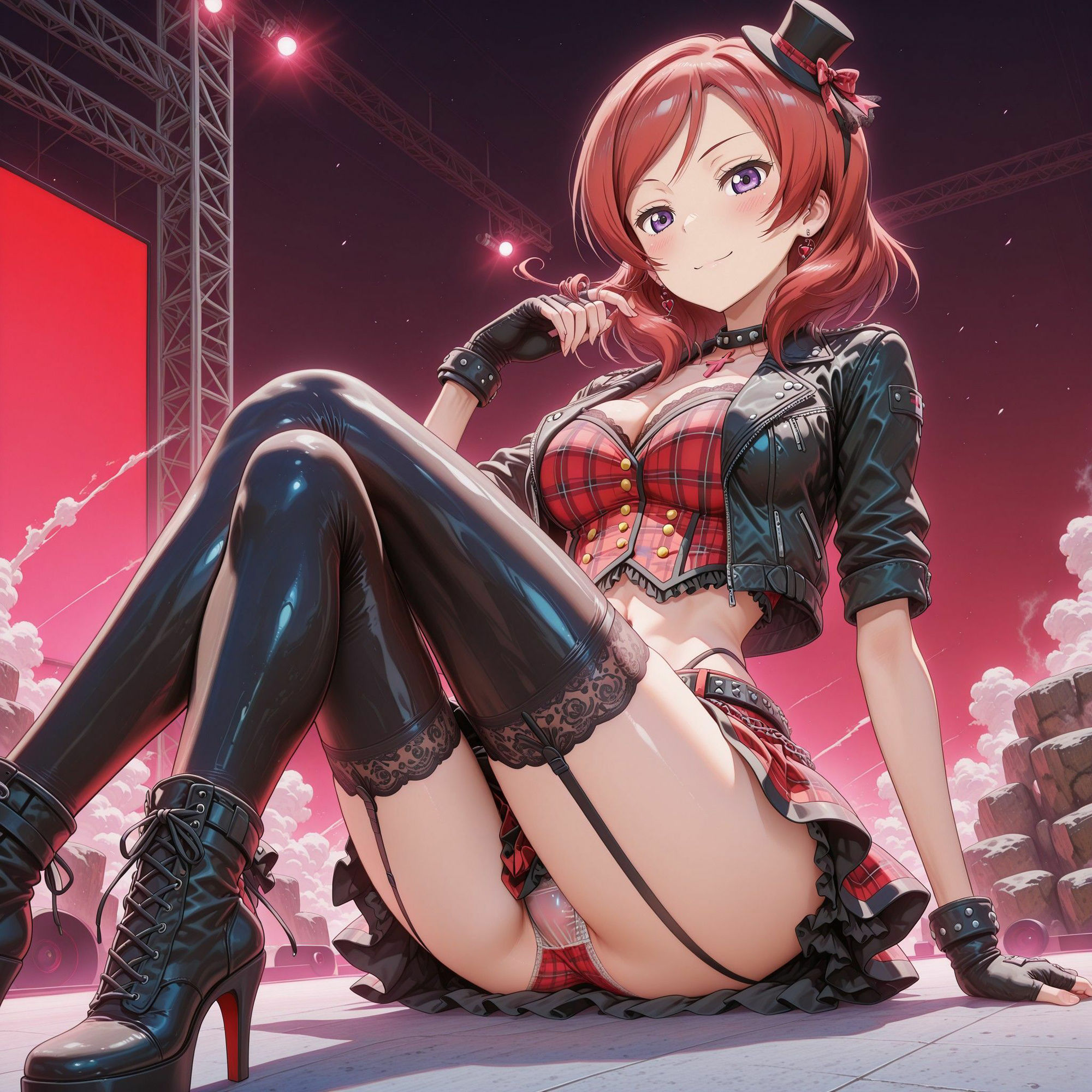 【衣装多種】生意気アイドルマ〇ちゃんのアヘ顔はいつまででも見ていたい_SEXオナニー編-1 サンプル3ページ目