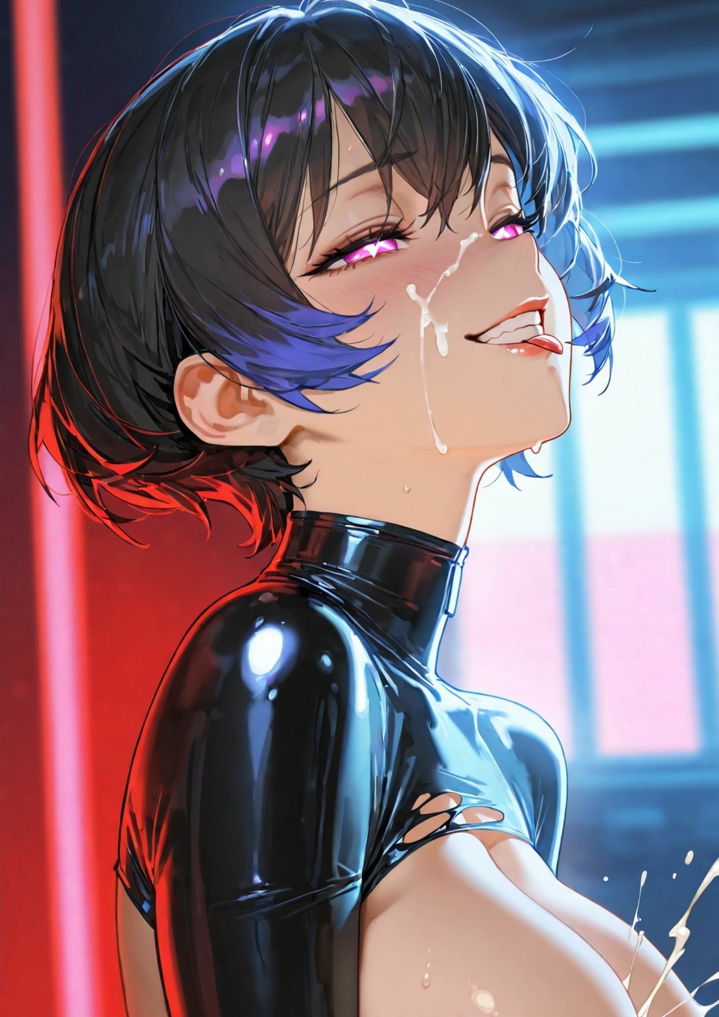 Black Velvet Heat〜黒革の下の熱〜 サンプル4ページ目