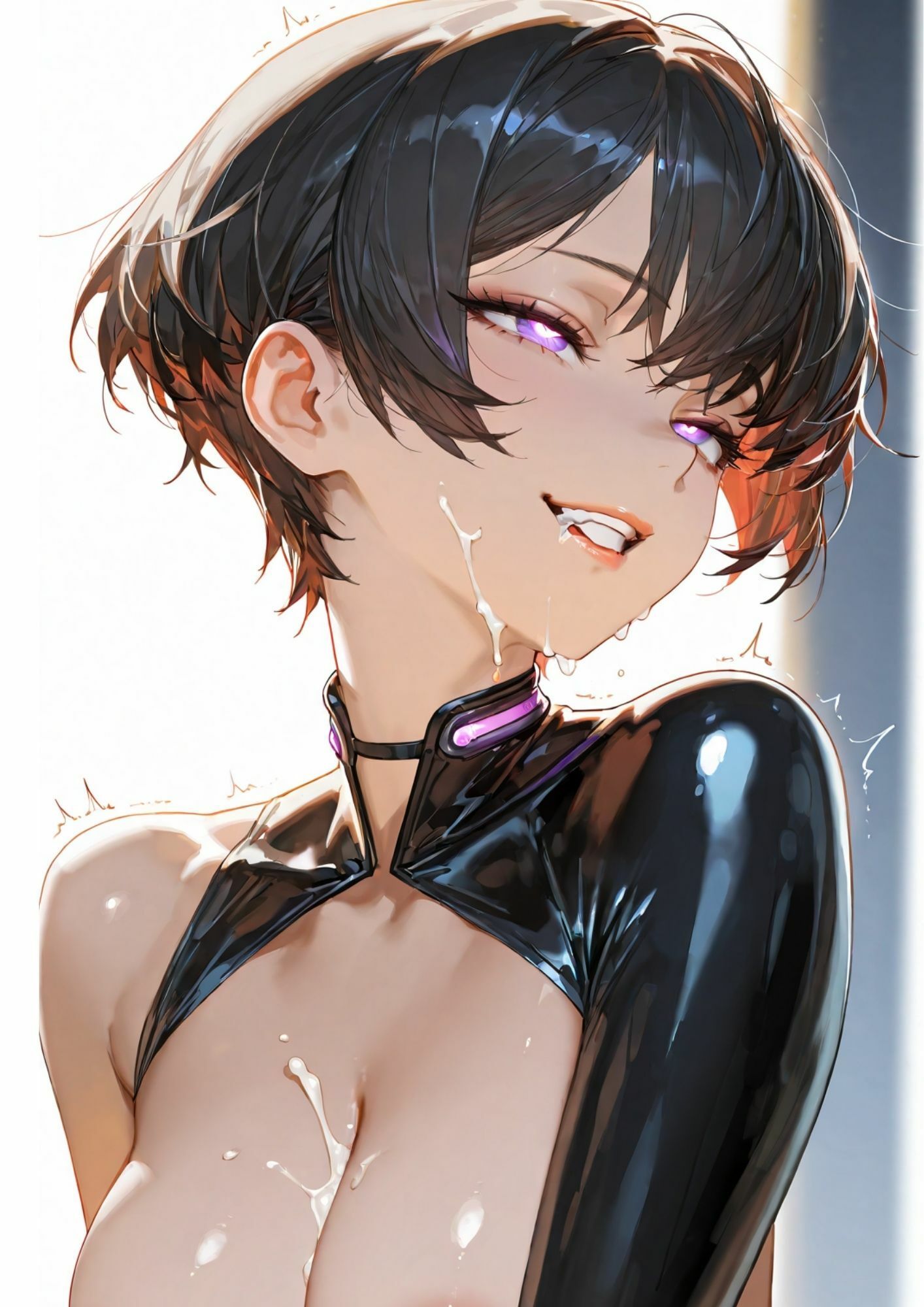 Black Velvet Heat〜黒革の下の熱〜 サンプル5ページ目