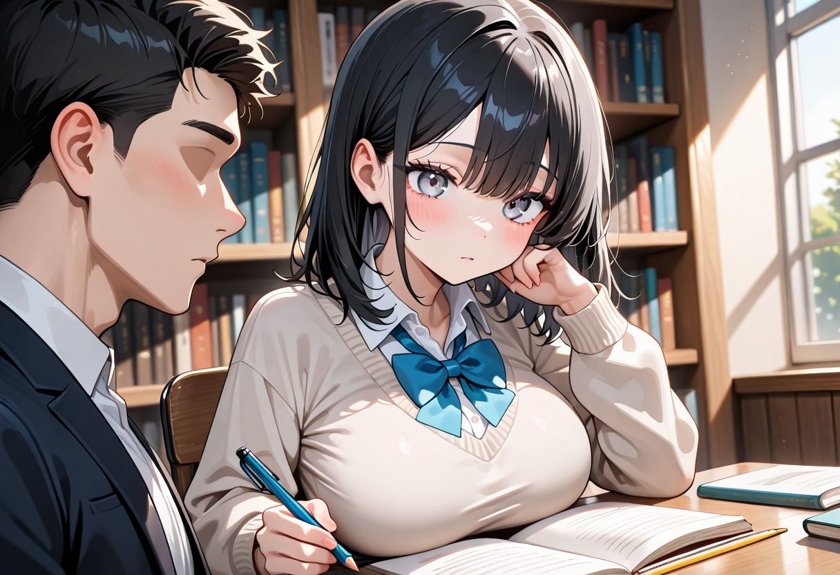 図書委員長 秘密の種付け サンプル2ページ目