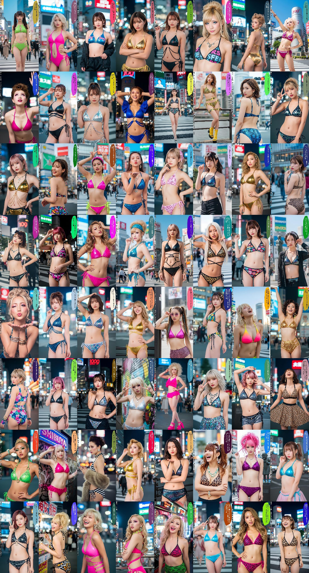 街撮りエロビキニGAL in 渋谷 〜視線でヌかせる極上ボディ〜 vol.1 サンプル9ページ目