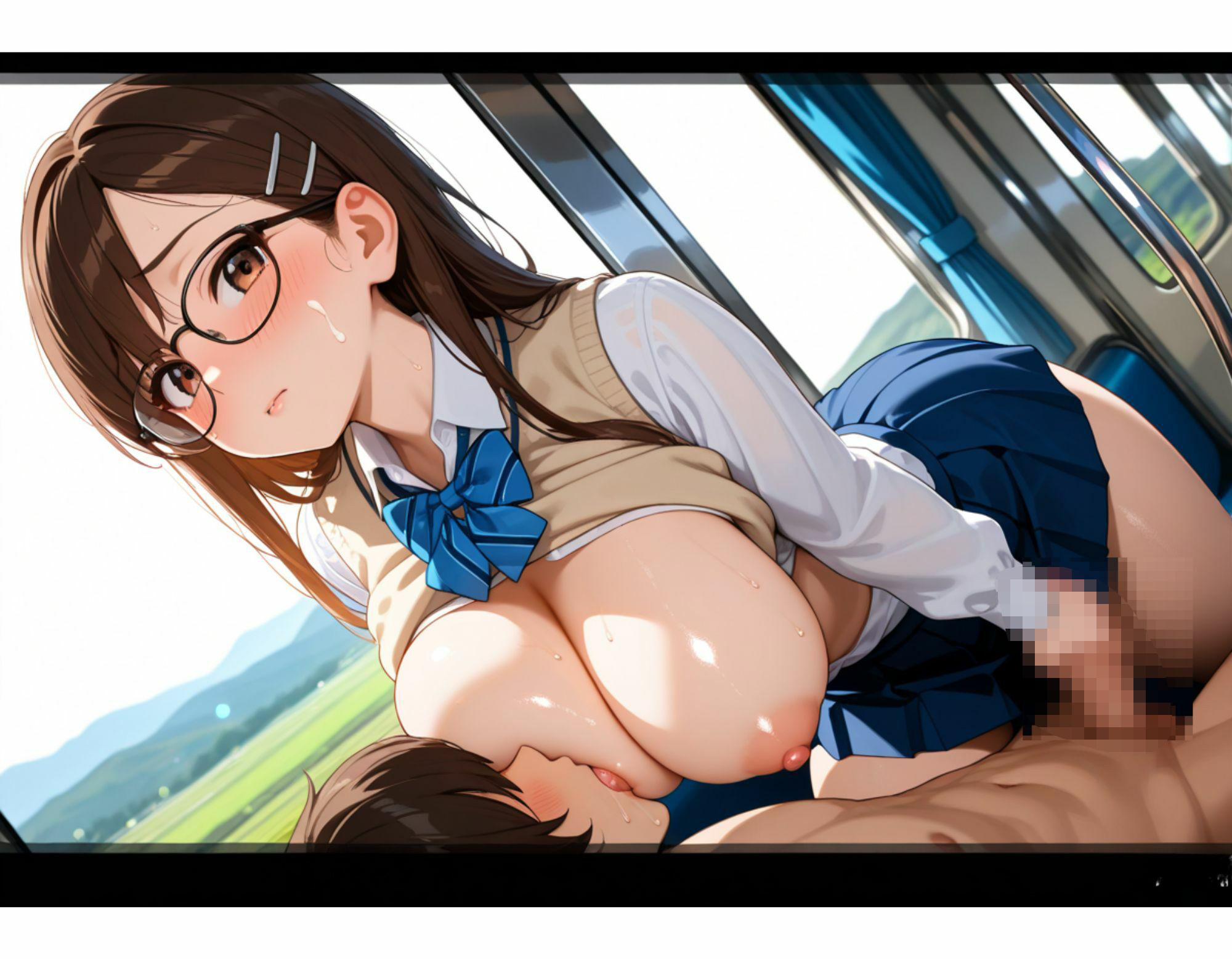 育性女子  ちかん電車編 サンプル2ページ目