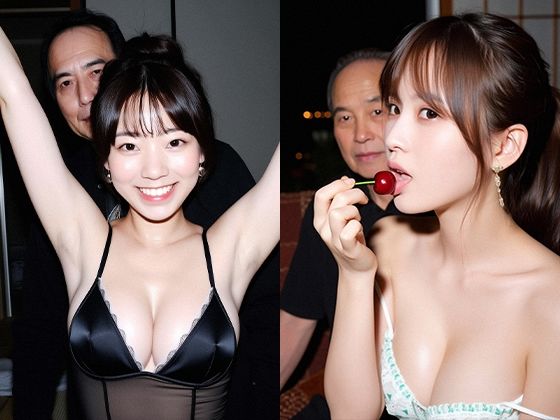 若い女とおっさん サンプル2ページ目