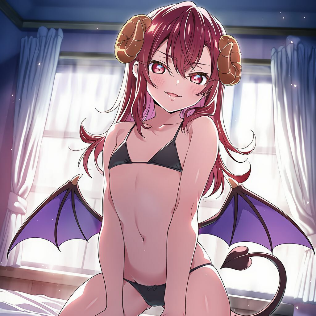 なぜか召喚されたサキュバスはキスをすると発育していく_出会い編 サンプル1ページ目