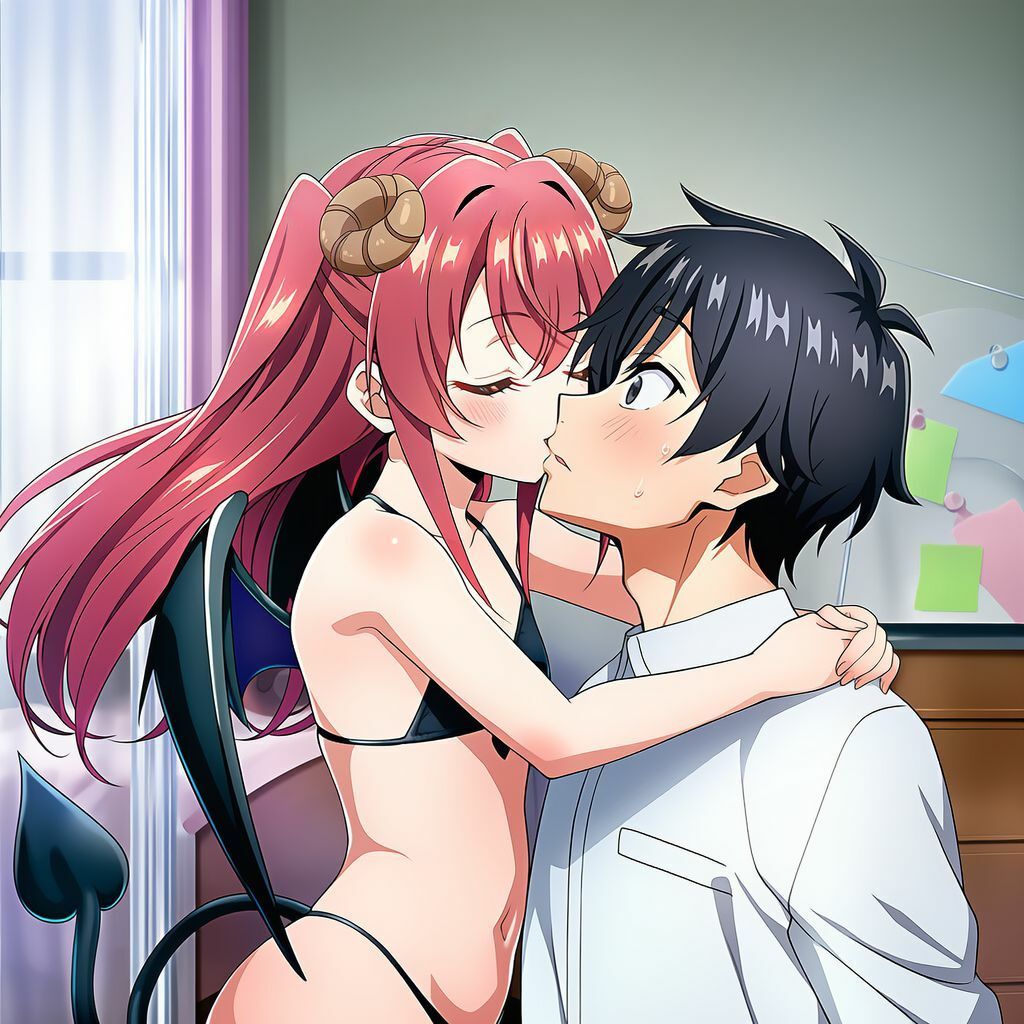 なぜか召喚されたサキュバスはキスをすると発育していく_出会い編 サンプル2ページ目