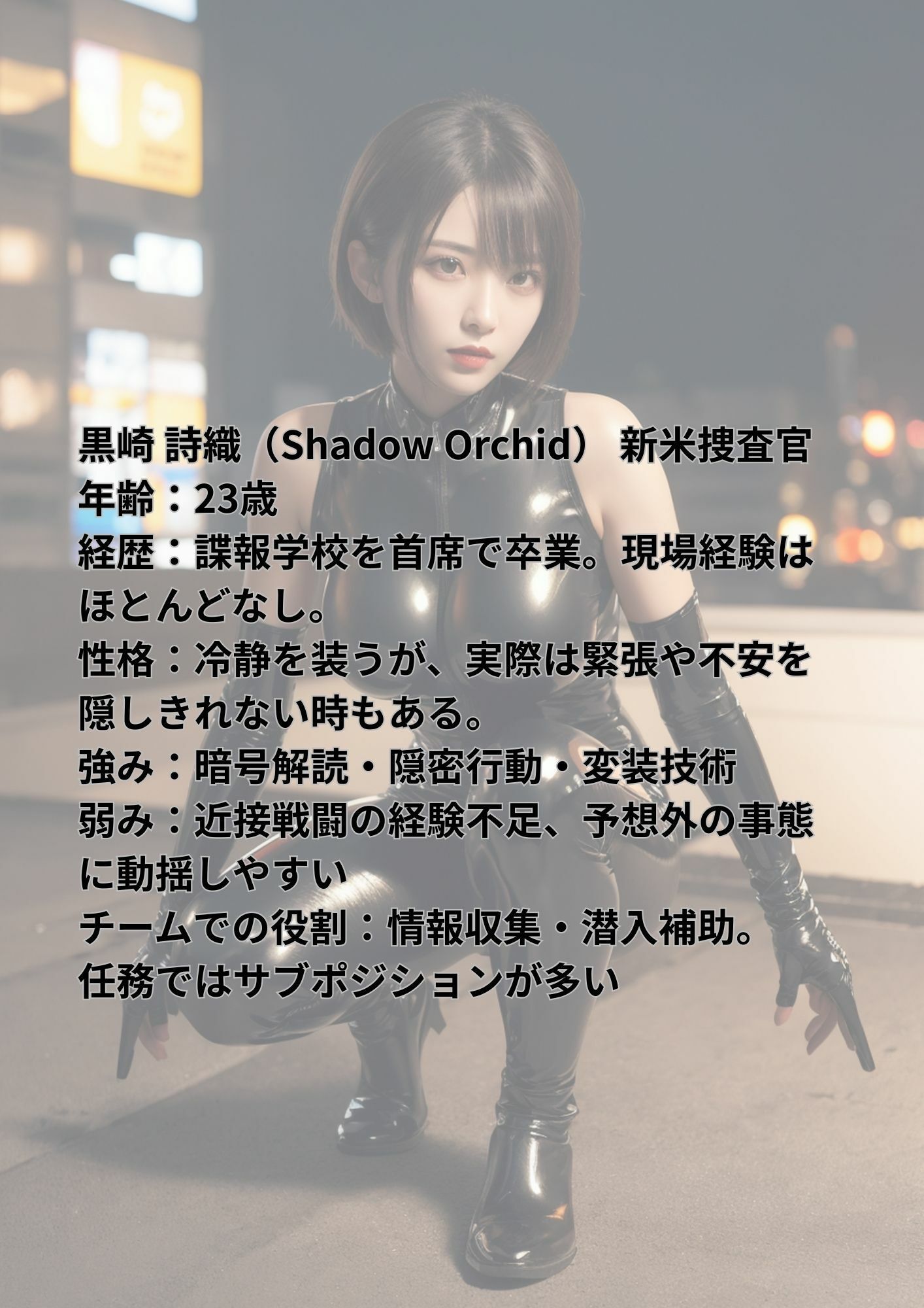 新米捜査官 黒崎 詩織 サンプル2ページ目