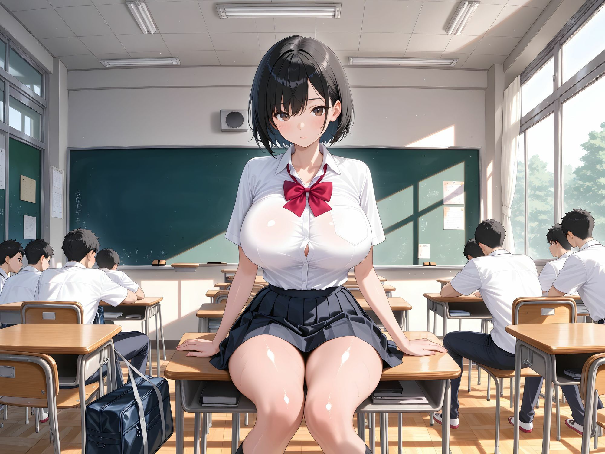 【4K高画質】催◯堕ち  幼馴染  女子校生になった幼馴染はHカップ以上になっていた件について サンプル2ページ目