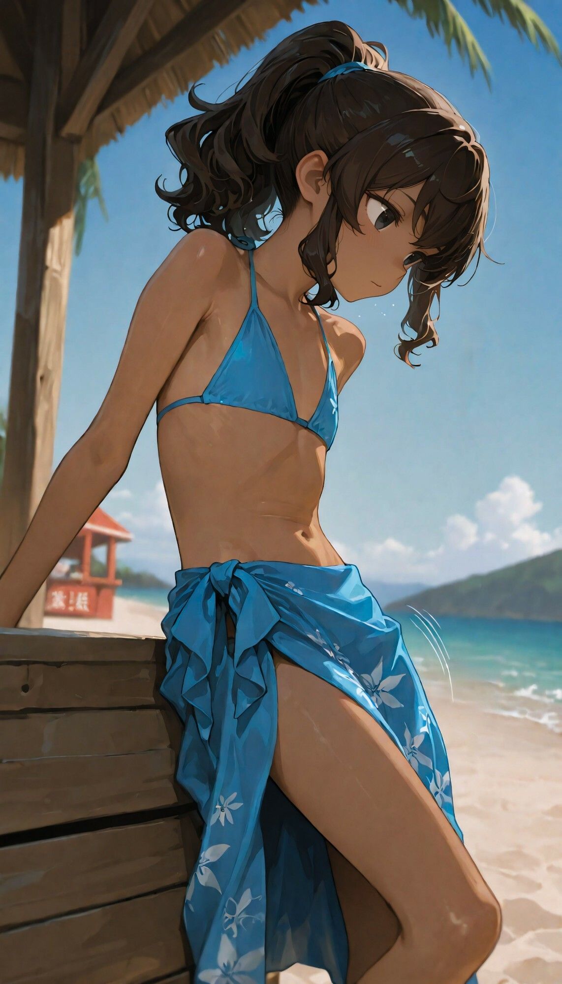 ついてる娘 南の島 サンプル1ページ目