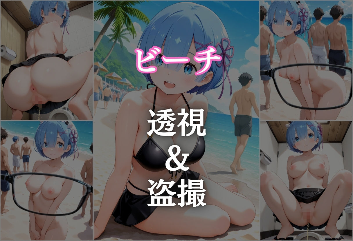 ビーチで催● メチャクチャに犯●れ絶頂するレム。気づいた時には手遅れだった。 サンプル4ページ目