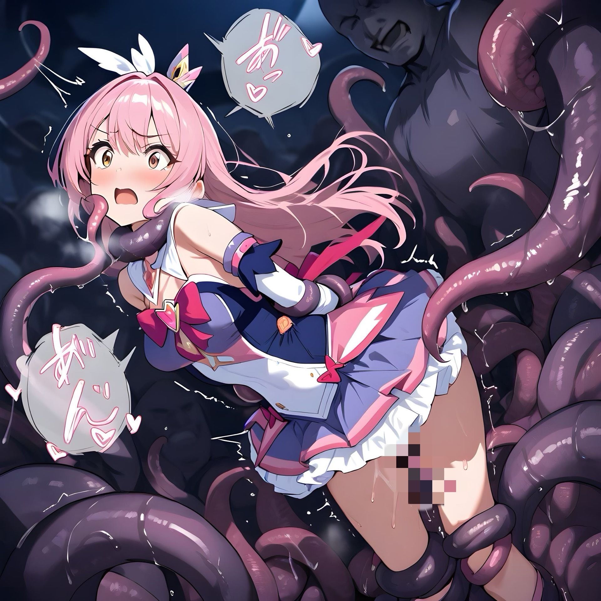 魔法少女と触手3 サンプル1ページ目