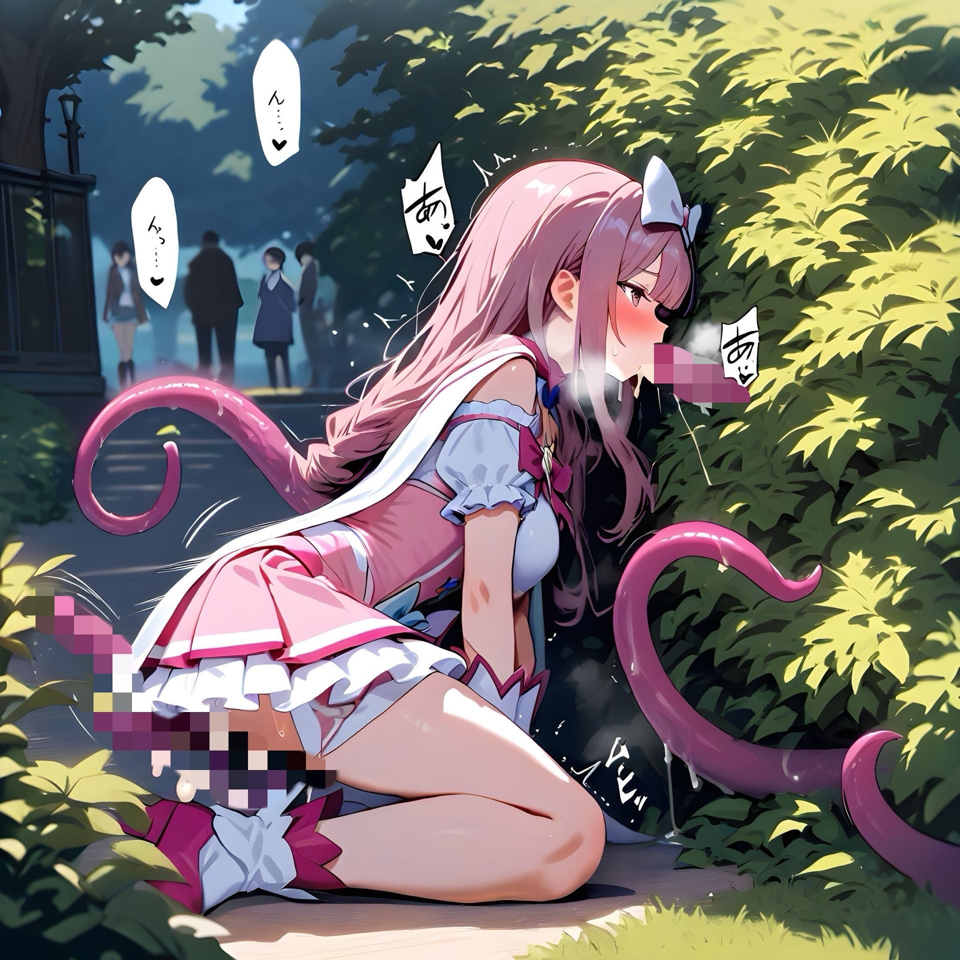 魔法少女と触手3 サンプル4ページ目