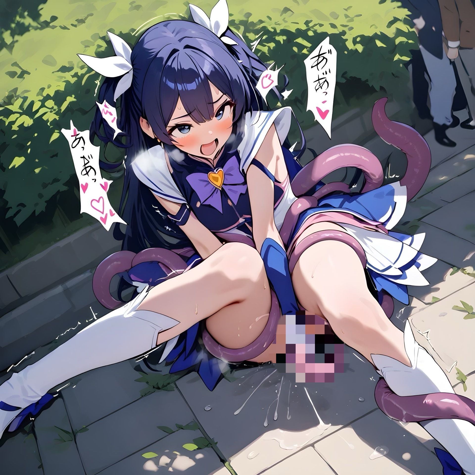 魔法少女と触手3 サンプル5ページ目