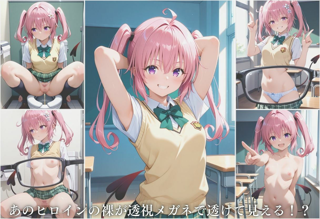 透視メガネ  ナナ・アスタ・デビルーク  学校編 サンプル1ページ目