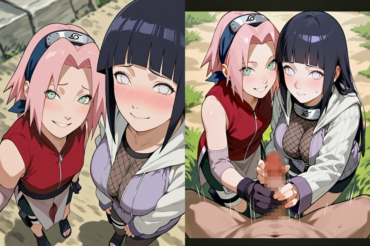 妻と彼女と3Pラブラブえっち。 サンプル7ページ目