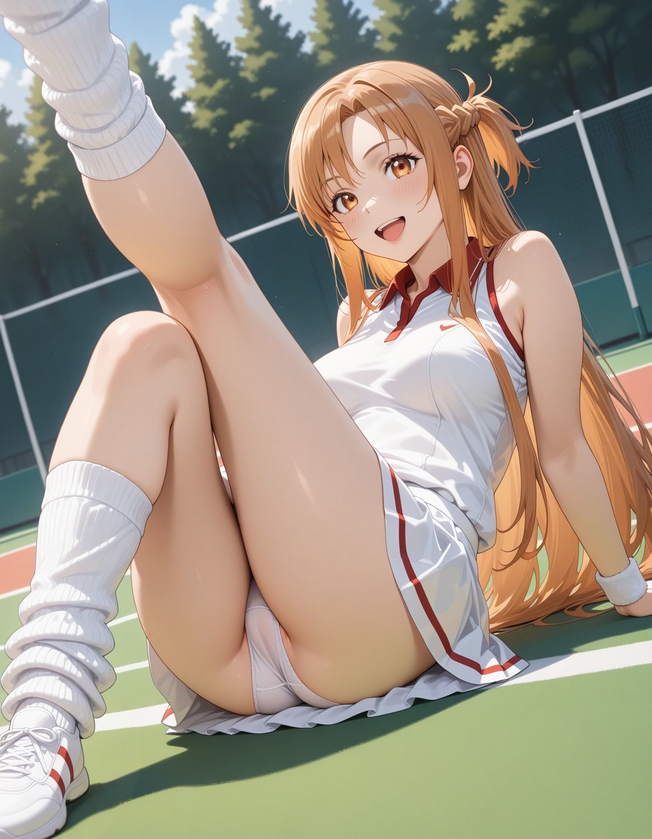 キモデブ達に輪●されたテニス少女 サンプル2ページ目