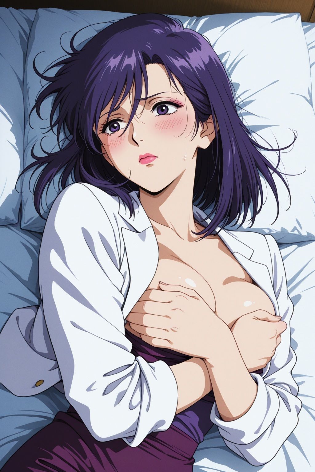 捕らわれた香×冴子 ●辱生中出し本番 サンプル5ページ目