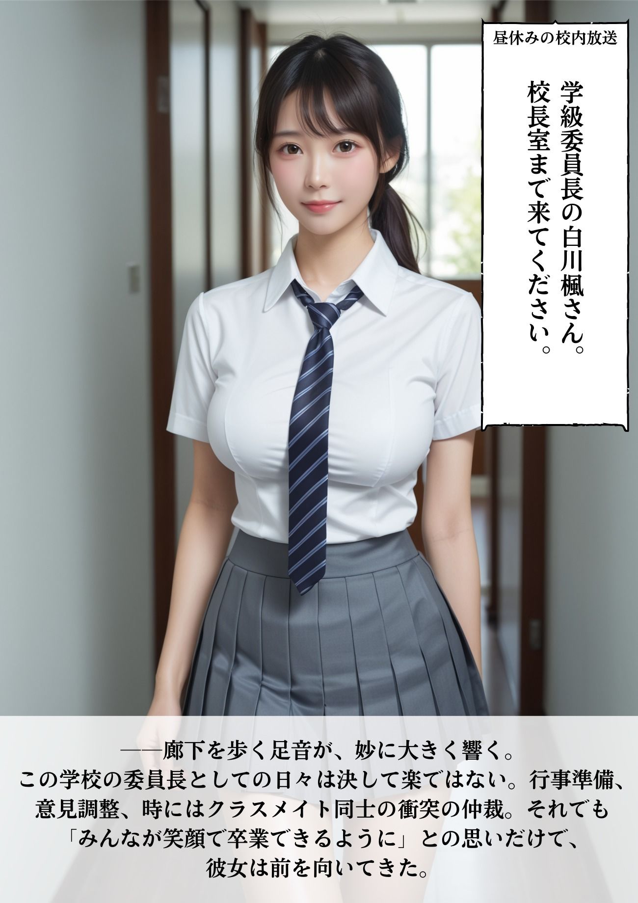 催淫洗脳          明るく前向きな  学級委員長 サンプル4ページ目