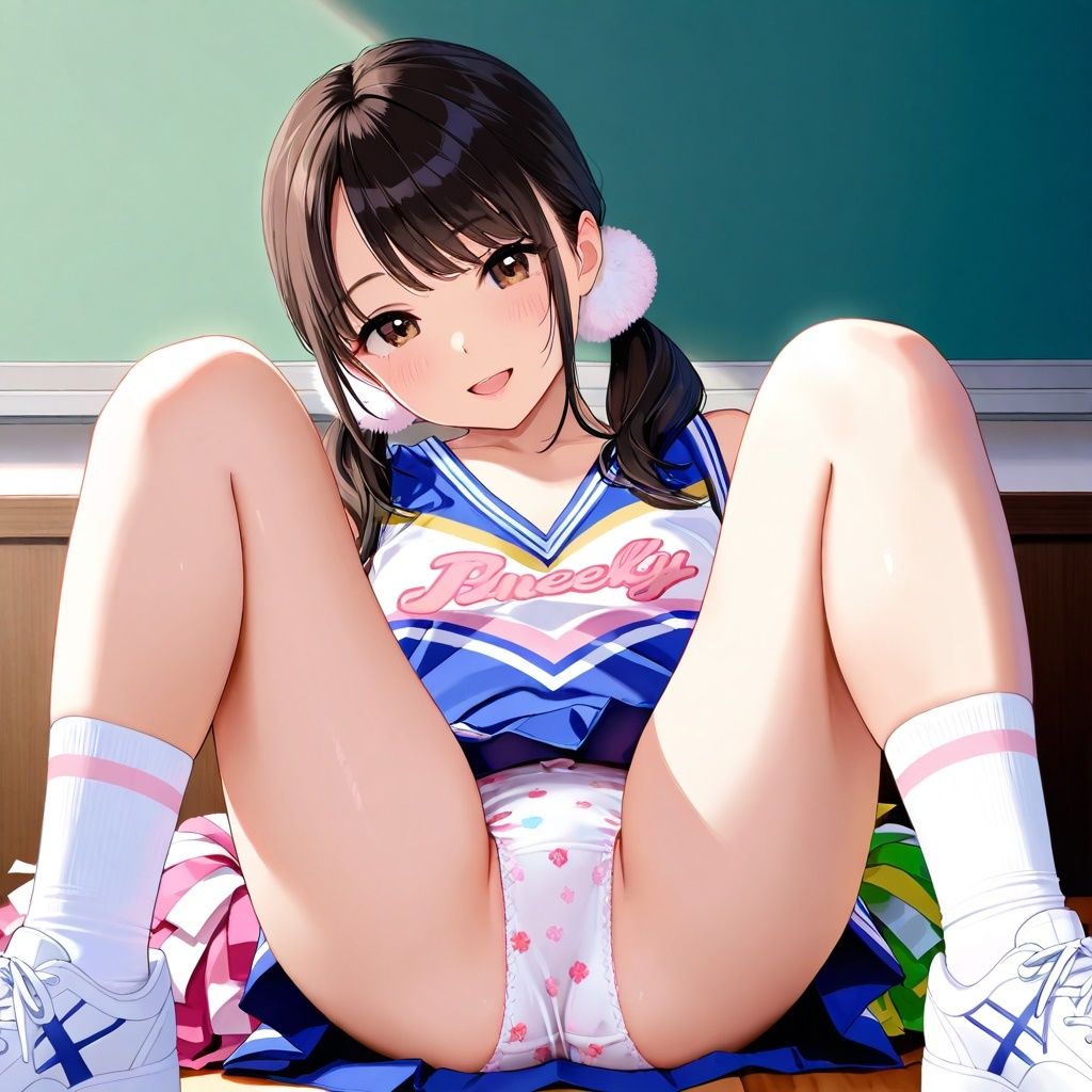 生パンチアガールのM字パンチラ サンプル7ページ目