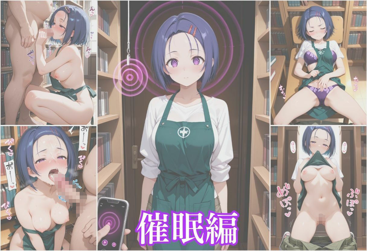 透視メガネ×催●  西連寺春菜  図書館バイト編 サンプル4ページ目
