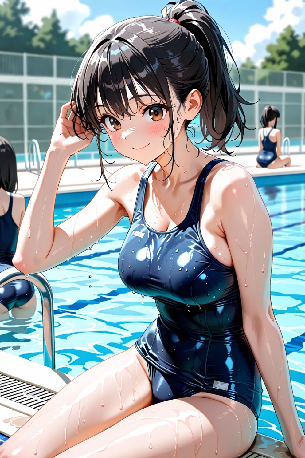 スク水女子は犯●れたい サンプル1ページ目