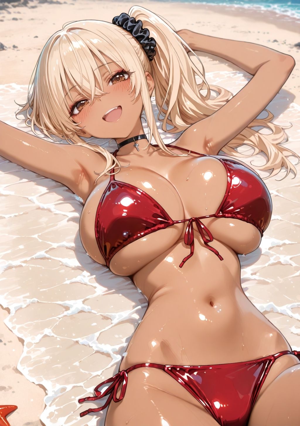 デカパイ黒ギャルちゃんとコスプレいちゃらぶえっちできる本 サンプル1ページ目