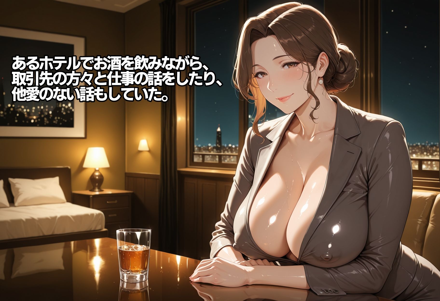 人妻OL媚薬接待 サンプル2ページ目