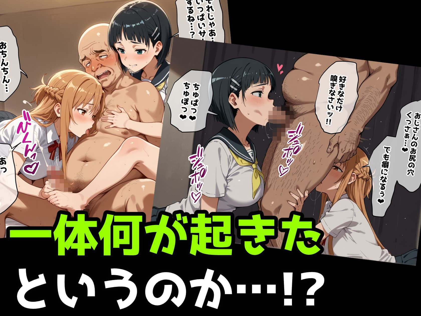 【SAO】俺の知らないフォームで彼女はイってた…【アスナ・直葉】 サンプル8ページ目