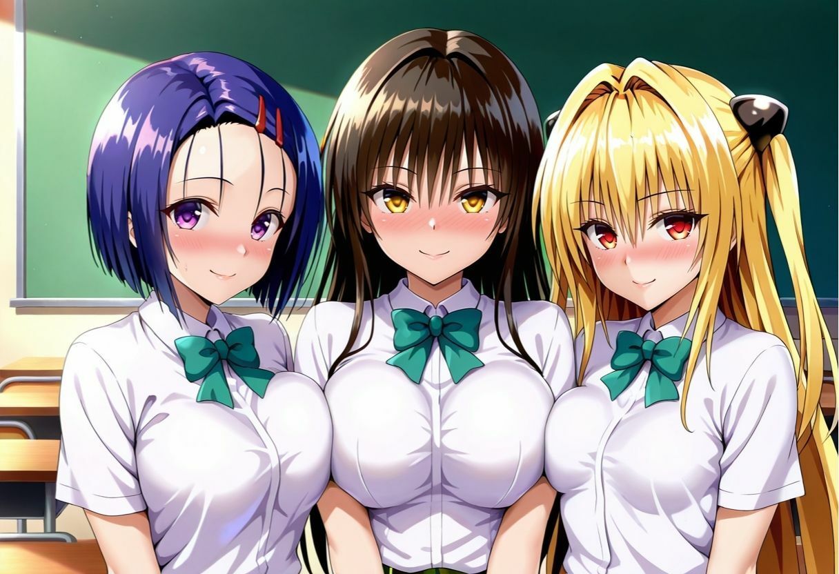 性処理ヒロイン  To LOV〇る  学校編 サンプル1ページ目