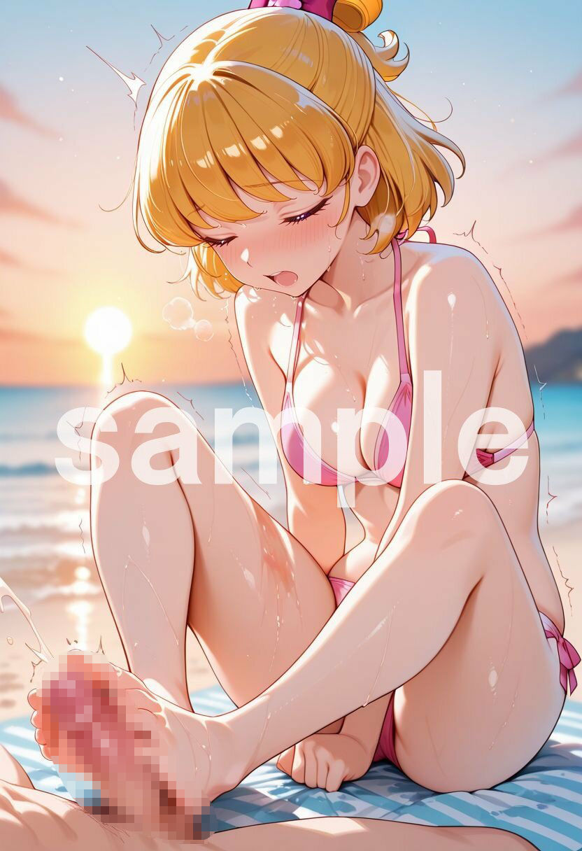 【R-18】大人になった魔法少女、海で愛されスパンキング 1 サンプル6ページ目
