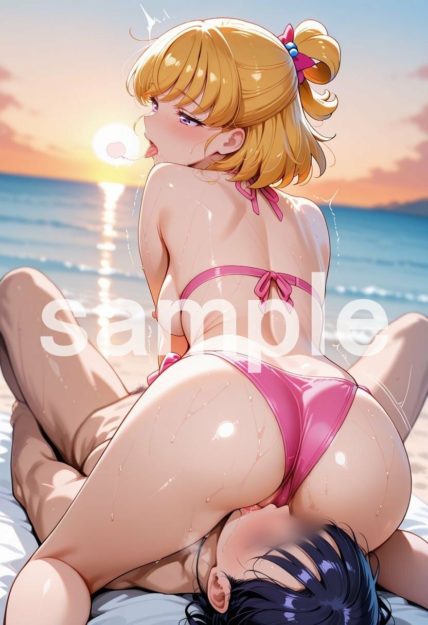【R-18】大人になった魔法少女、海で愛されスパンキング 1 サンプル7ページ目