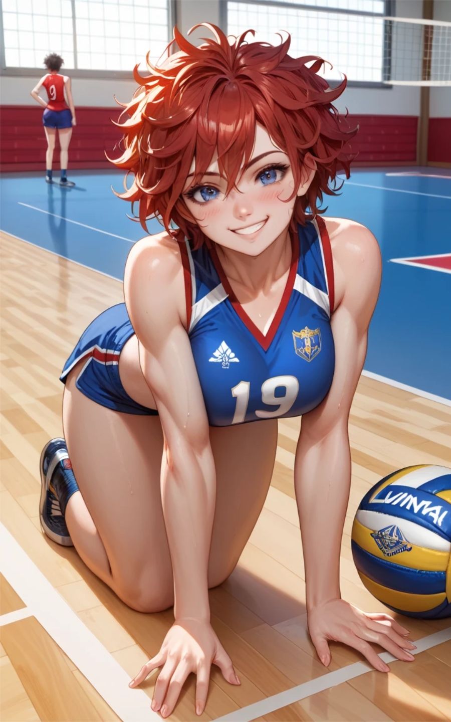 COURT SPIRIT - 彼女の熱、仲間の絆 サンプル5ページ目