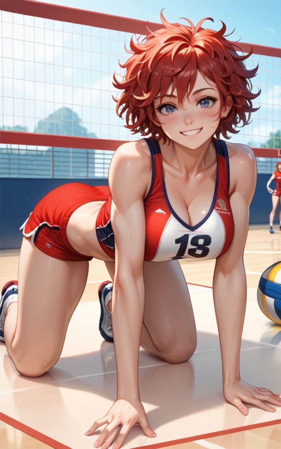 COURT SPIRIT - 彼女の熱、仲間の絆 サンプル6ページ目