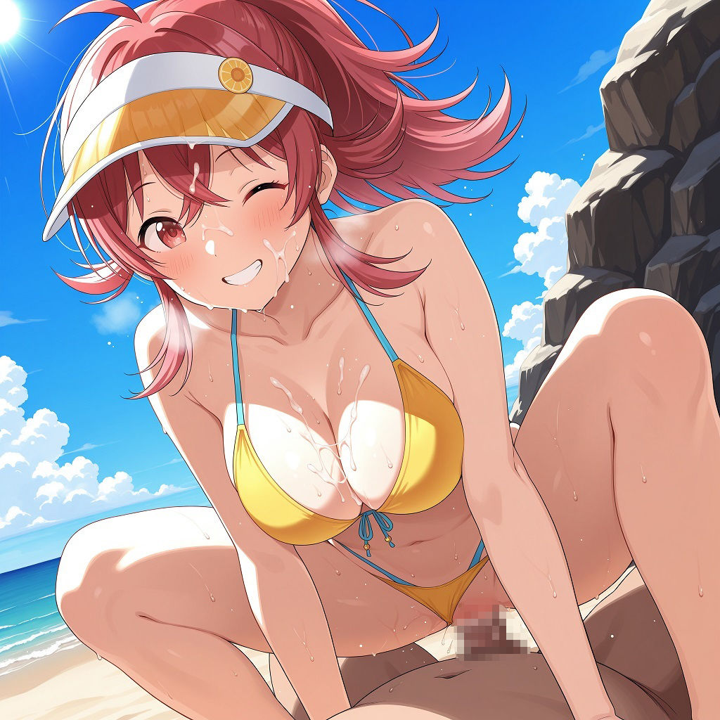 裏のお仕事がある海の家でバイトさせられることになったアイドル 小〇果穂編 サンプル8ページ目
