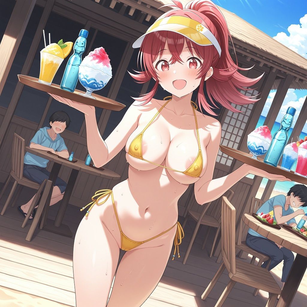 裏のお仕事がある海の家でバイトさせられることになったアイドル 小〇果穂編 サンプル10ページ目